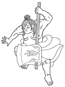 LUCKY ROUND TATTOO 大阪の金太郎（坂田怪童丸）のタトゥーデザイン