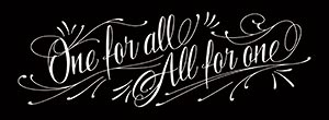 One for all, All for oneのタトゥーデザイン