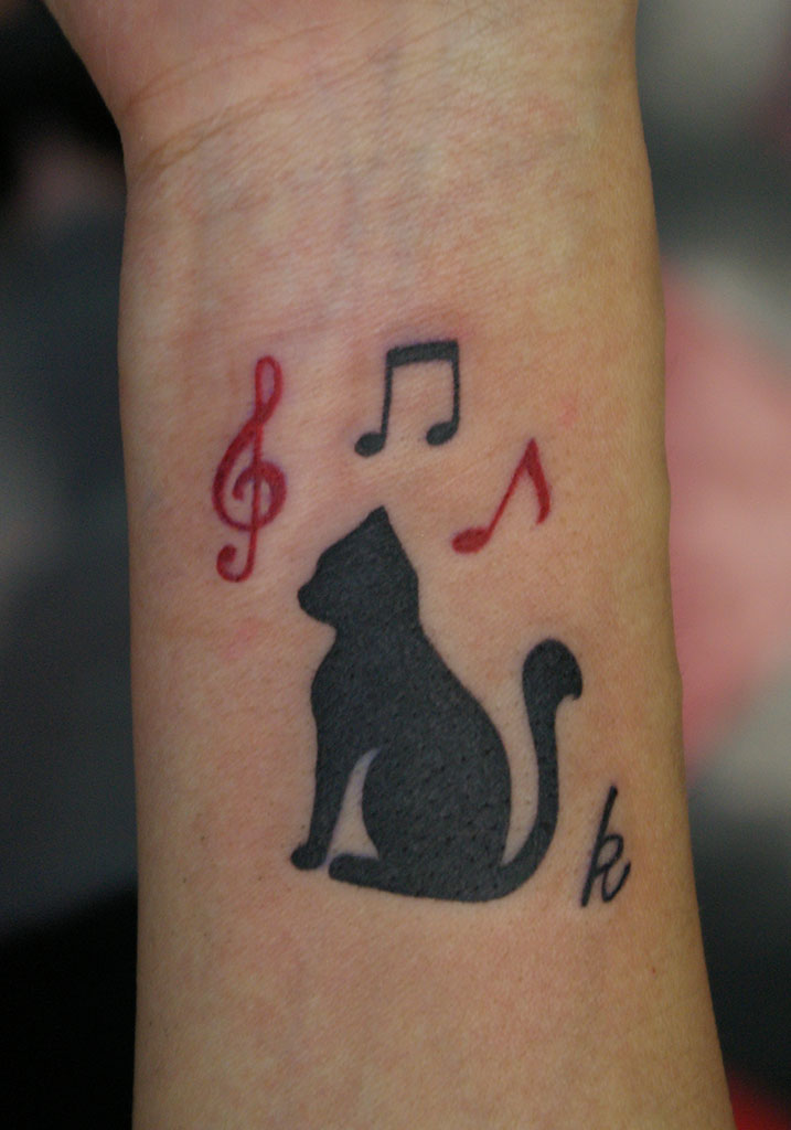 猫と音符