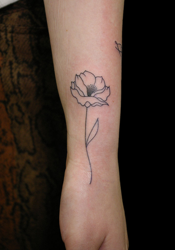 ラインワークのポピー