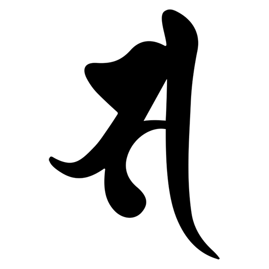 梵字サの崩したフォント