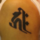 子、戌、亥年の腕の梵字のタトゥー