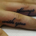筆記体「Always with you」