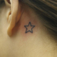 シンプルな星のタトゥー