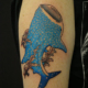 ジンベイザメのタトゥー